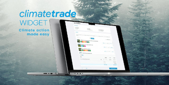 ClimateTrade Widget to facilitate carbon offsetting for SMEs
