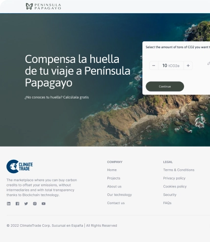 Climatetrade Whitelabel